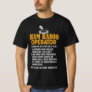 Camiseta Definição de Operador de Rádio Ham