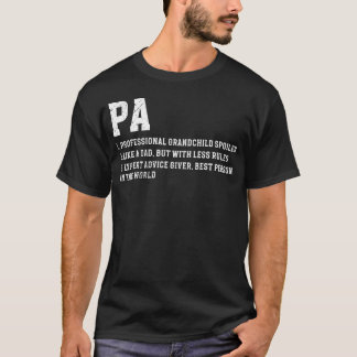 Camiseta Definição de Pai Avô Pa