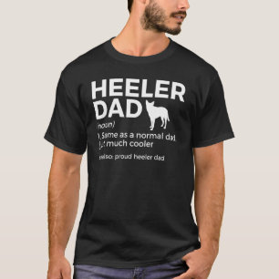 Camiseta Definição de Pai Heeler Orgulhoso Dono de Cachorro