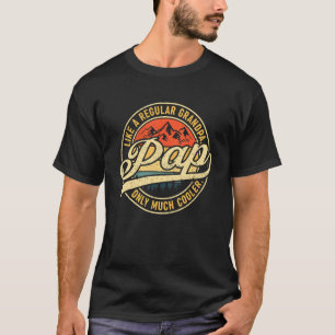 Camiseta Definição De Pap Como Vovô Regular Apenas Fa Mais