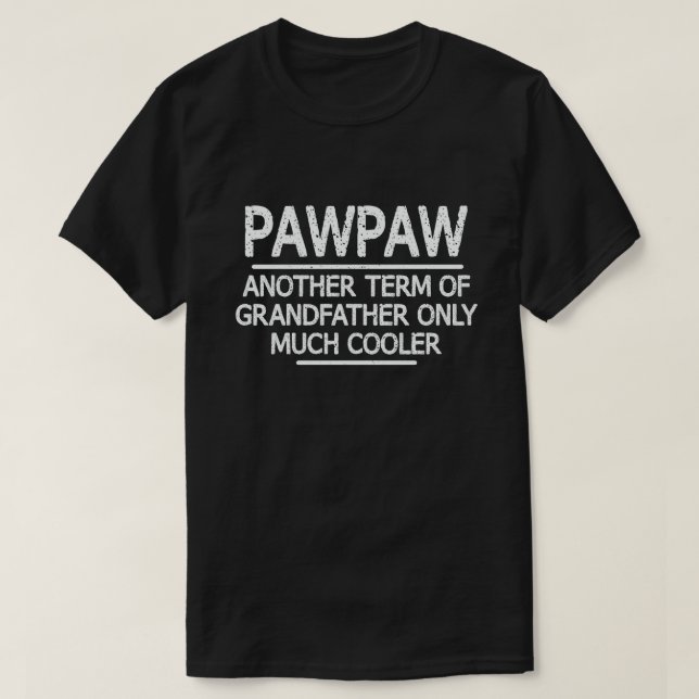 Camiseta Definição De Pawpaw Engraçada Significa Legal Ofer (Frente do Design)
