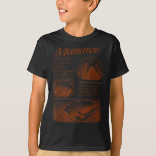 Camiseta Definição de peixe-boi anos 90 respeite os locais 