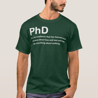 Camiseta Definição de Phd 3
