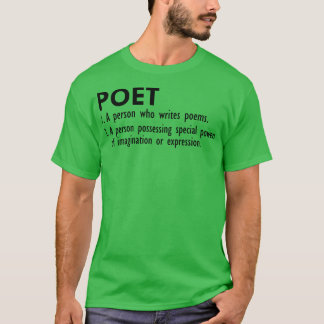 Camiseta Definição de Poeta