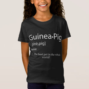 Camiseta Definição De Porco Guiné - Melhor Pet Para Cria