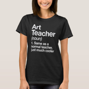 Camiseta Definição de Professor de Arte Volta às Aulas Prim