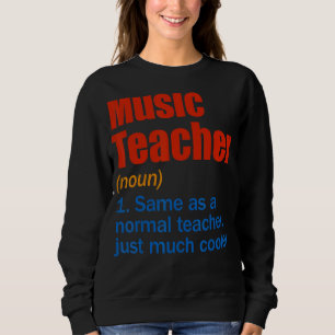 Camiseta Definição De Professor De Música De Volta À Escola