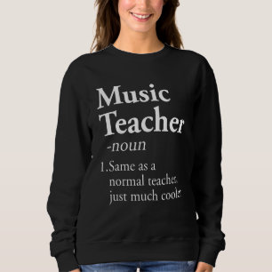 Camiseta Definição De Professor De Música Ensinando De Volt