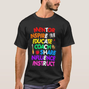 Camiseta Definição de Professor Engraçado Inspirar Educar C
