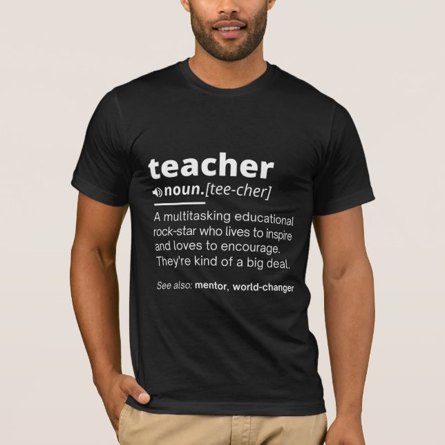 Camiseta Definição de Professora - Professora Encantada do  (Frente)