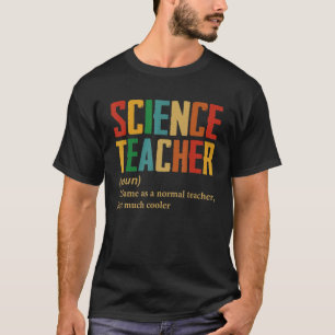Camiseta Definição De Professores De Ciência De Volta À Esc