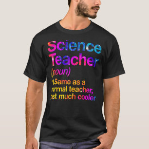 Camiseta Definição de Professores de Ciência Primeiro Dia T