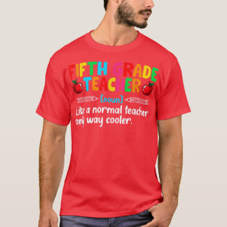 Camiseta Definição de Professores do Grau 5 da 5ª Série Eng