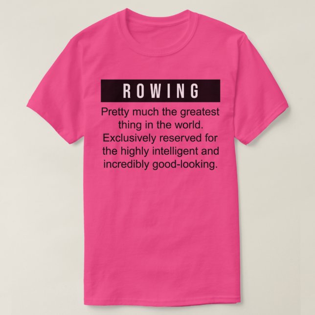 Camiseta definição de remo 1 (Frente do Design)