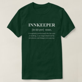 Camiseta Definição de RPG engraçado de estalajadeiro com te