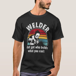 Camiseta Definição de Soldador Trabalhador de Solda Soldado