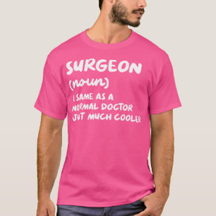 Camiseta Definição De Superfície Igual A Um Médico Normal A