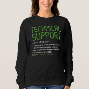 Camiseta Definição de Suporte Técnico de Tecnologia Todas a