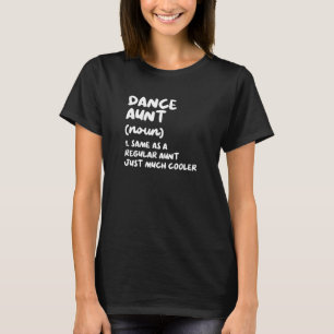 Camiseta Definição de Tia de Dança & Esportes Sassy
