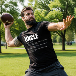 Camiseta Definição de Tio Engraçada e Sentimental