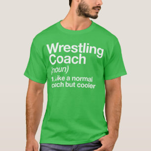 Camiseta Definição de Treinador de Luta Livre Engraçado Ins
