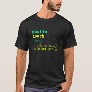 Camiseta Definição de Treinador Muçulmano Humor Islâmico Tr