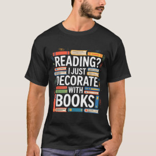 Camiseta definição de Tsundoku bibliófilo livresco amante d