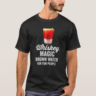 Camiseta Definição De Uísque Água Marrom Mágica Para Pessoa