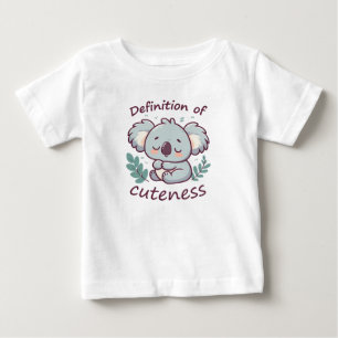Camiseta Definição de Urso Koala Australiano Cuteness