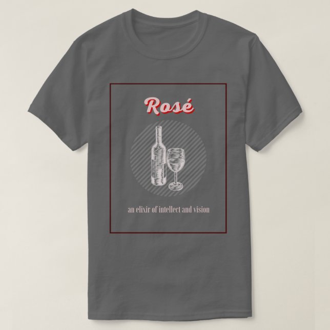 Camiseta Definição de Vinho Ros (Frente do Design)