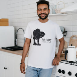 Camiseta Definição de vintage bravo gato preto engraçado