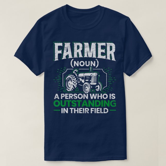 Camiseta Definição do agricultor Pai Engraçado de Transform (Frente do Design)