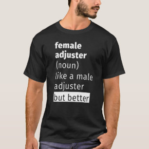 Camiseta Definição do Ajustador Feminino