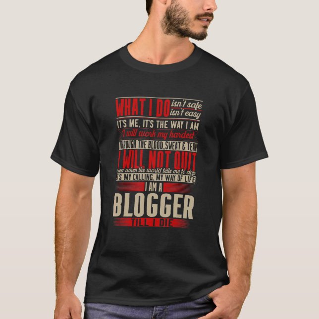 Camiseta Definição do Blogueiro (Frente)