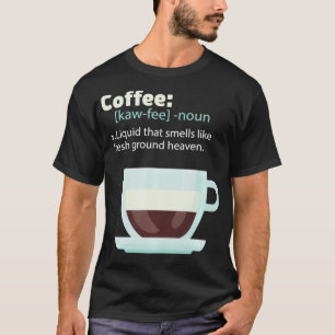 Camiseta Definição do Café