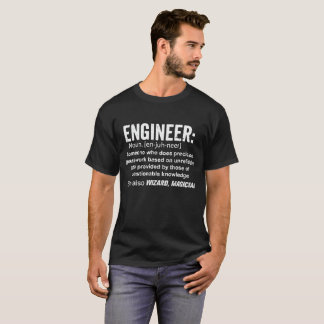 Camiseta Definição do engenheiro