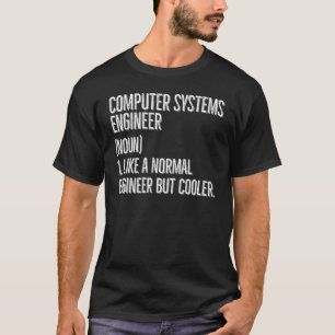 Camiseta Definição do Engenheiro dos sistemas de computador