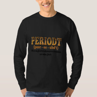 Camiseta Definição do Mês da História Negra Leopard Periodt