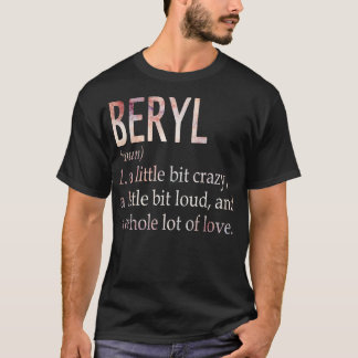 Camiseta Definição do nome da garota Beryl