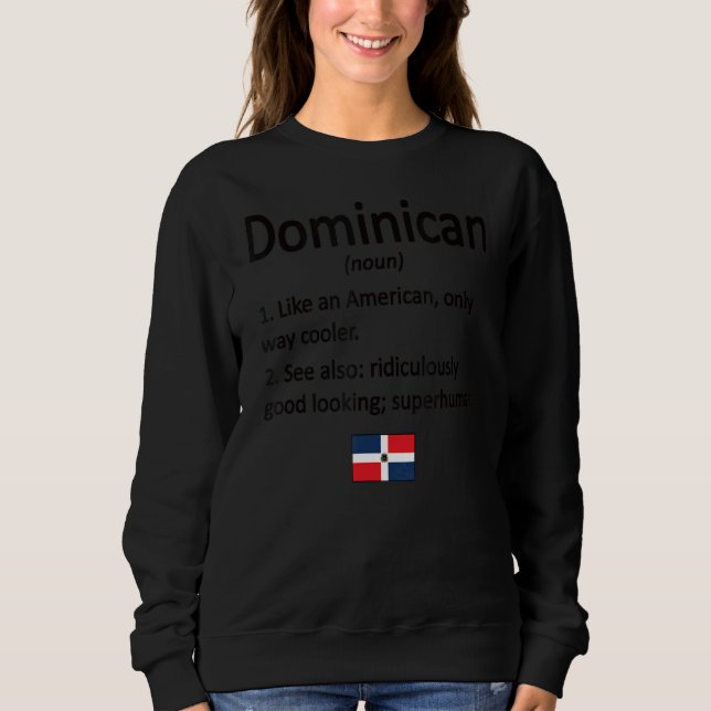 Camiseta Definição Dominicana República Dominicana Flag Dom (Frente)