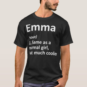 Camiseta Definição EMMA Nome personalizado Funny Birthday G