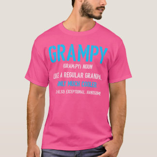 Camiseta Definição engraçada da família do vovô Design