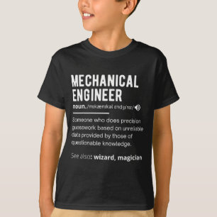 Camiseta Definição Engraçada de Engenheiro Mecânico Engenha