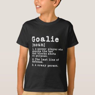Camiseta Definição engraçada de goleiro de futebol goleiro