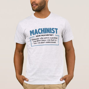 Camiseta Definição Engraçada de Maquinista Piada de Engenhe