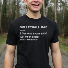 Camiseta Definição Engraçada De Pai De Voleibol