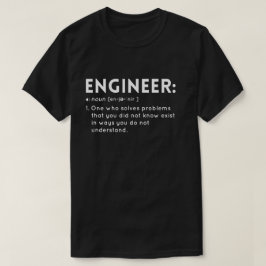 Camiseta Definição engraçada de um engenheiro