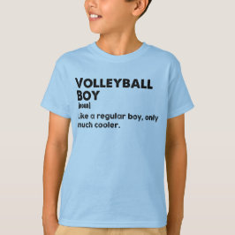 Camiseta Definição Engraçada De Voleibol