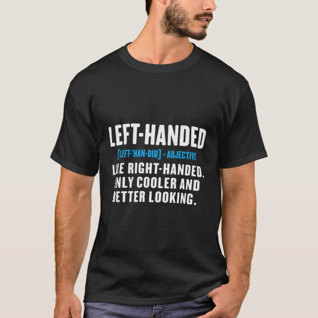 Camiseta Definição Esquerda Humor Esquerdo Engraçado à Esqu (Frente)