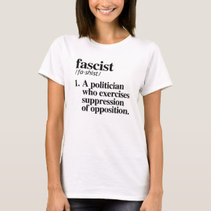 Camiseta Definição fascista